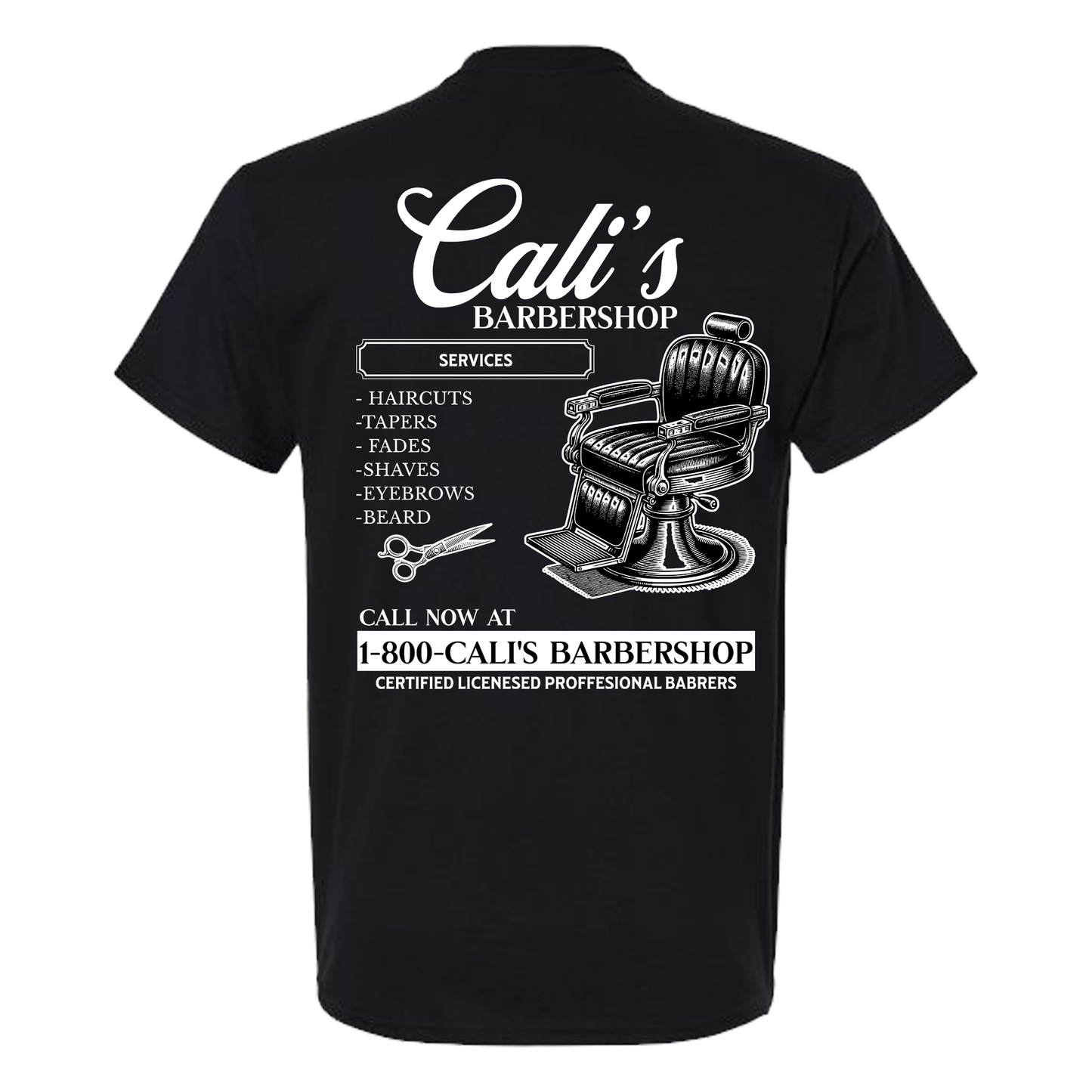 Cali's Barbershop Services T-Shirt